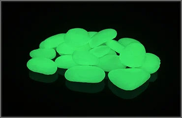 Glow Glass Pebble Stone 5 1