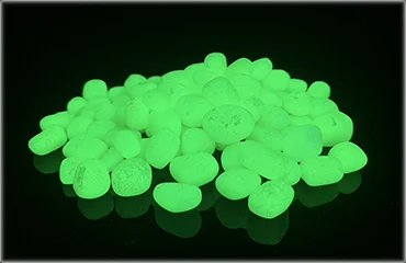 Glow Round Resin Stone 3